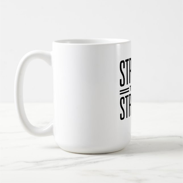 Mug Plus forte que mes luttes (Gauche)