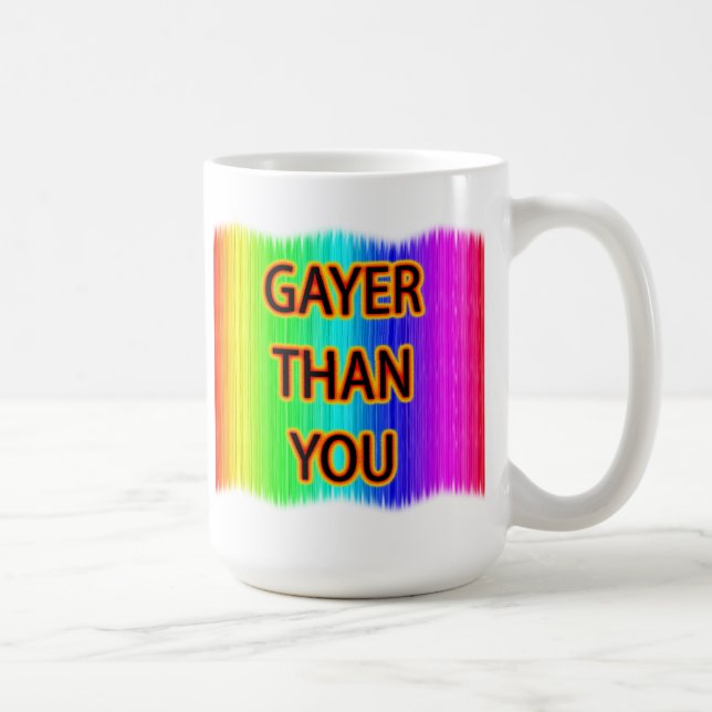 Mug Plus gay que toi (Droite)