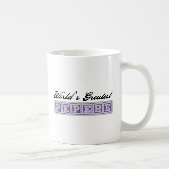 Mug Plus grand Pepere du monde (Droite)