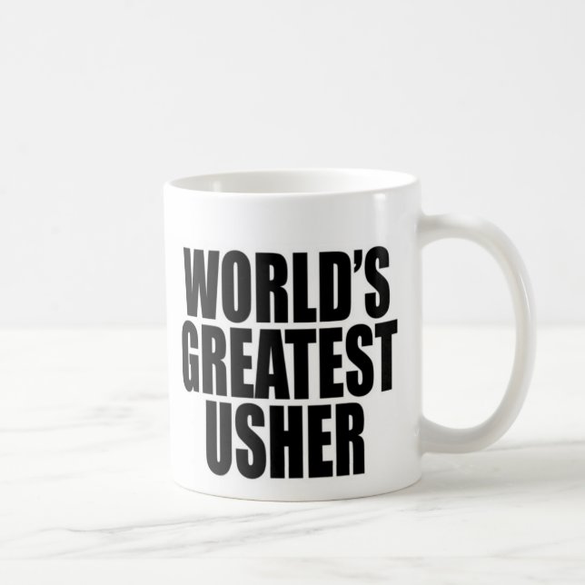 Mug Plus grand Usher du monde (Droite)
