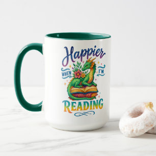 Mug Plus heureux quand je lis