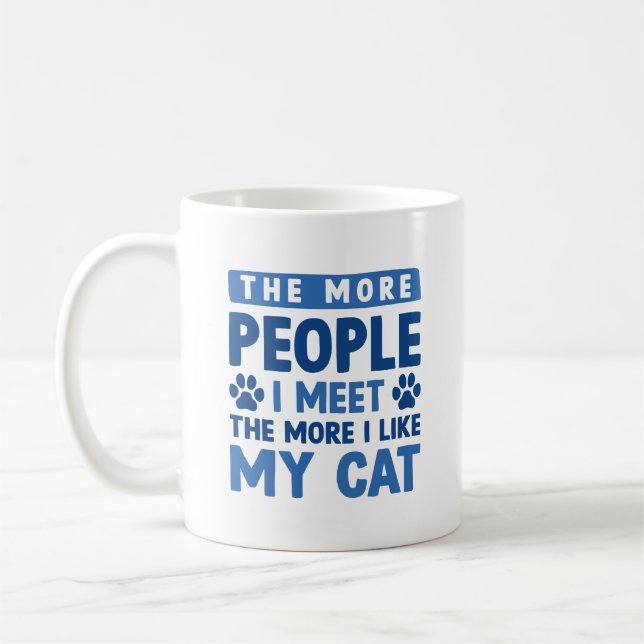 Mug Plus je rencontre de gens (Gauche)