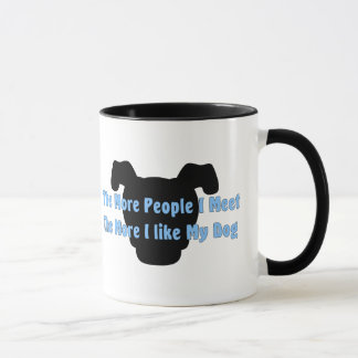 Mug Plus les personnes je rencontre plus que j'aime