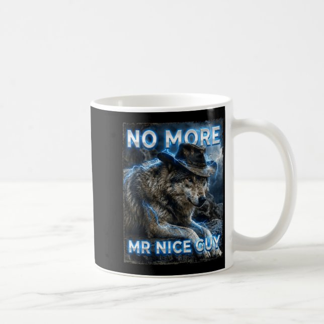 Mug Plus monsieur gentil cringe mème loups drôle alpha (Droite)