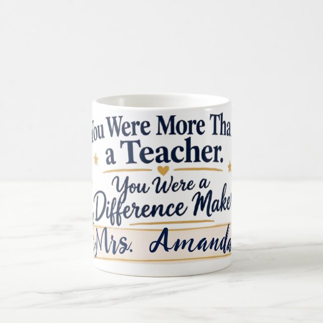 Mug Plus qu'un professeur, vous avez fait une différen (Centre)