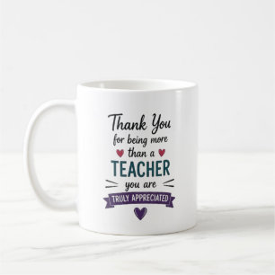 Mug Plus qu'un professeur vraiment apprécié Personnali