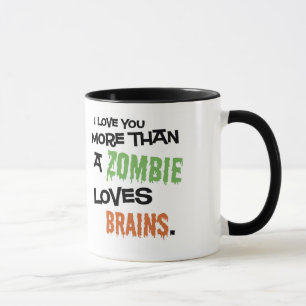 Mug Plus qu'un zombi aime des cerveaux