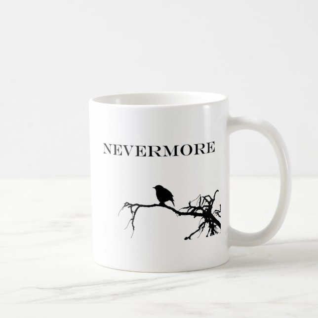 Mug Plus Raven Poem Edgar Allan Poe Citation (Droite)