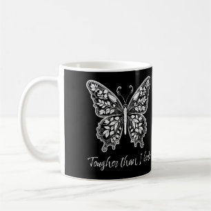 Mug Plus résistant que je ne regarde Timbre Papillon