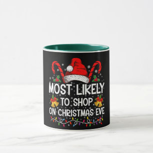 Mug Plus susceptible à magasiner la veille de Noël Noë