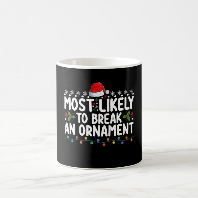 Mug Plus susceptible de briser un ornement de fêtes de (Centre)