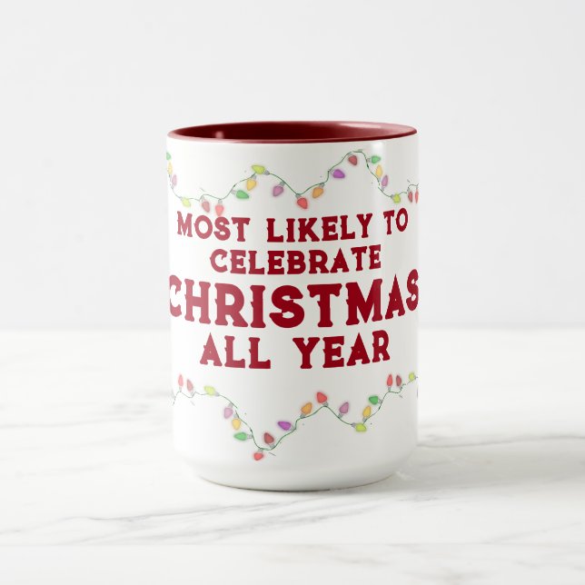 Mug Plus susceptible de célébrer Noël (Centre)