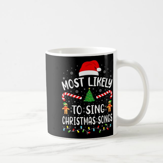 Mug Plus susceptible de chanter les chansons de Noël e (Droite)