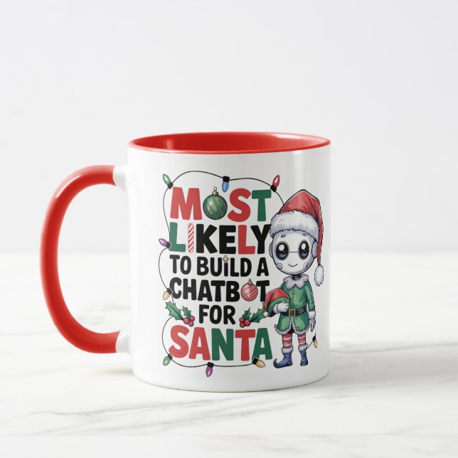 Mug 🤖Plus susceptible de construire un chatbot pour l (Gauche)