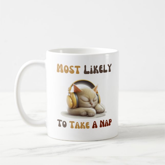 Mug Plus susceptible de faire une sieste (Gauche)