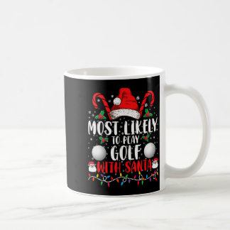Mug Plus susceptible de jouer au golf avec le Père Noë