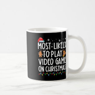 Mug Plus susceptible de jouer aux jeux vidéo à Noël Xm