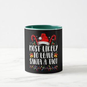 Mug Plus susceptible de laisser un taco au Père Noël F