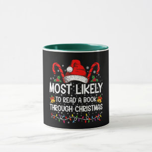 Mug Plus susceptible de lire un livre jusqu'à Noël 