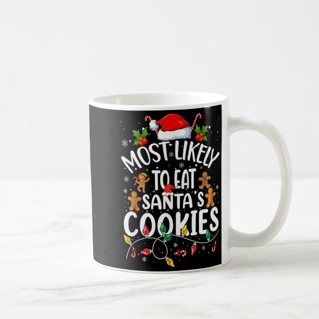 Mug Plus susceptible de manger les biscuits de Noël du (Droite)