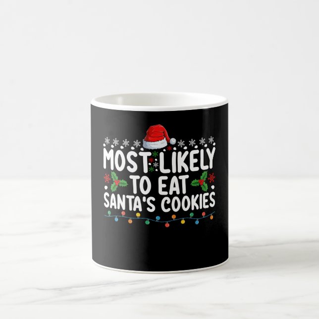 Mug Plus susceptible de manger les biscuits de Noël du (Centre)