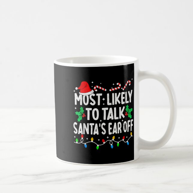 Mug Plus susceptible de parler l'oreille de Santa hors (Droite)
