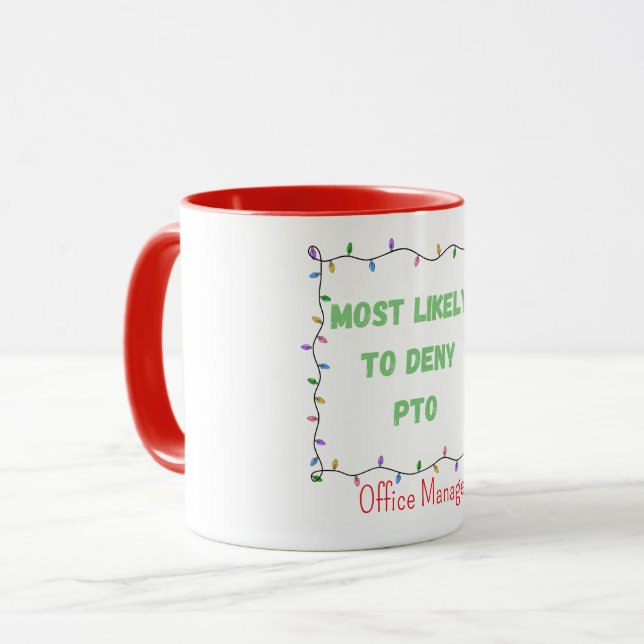 Mug Plus susceptible de refuser le groupe de Noël PTO (Devant gauche)