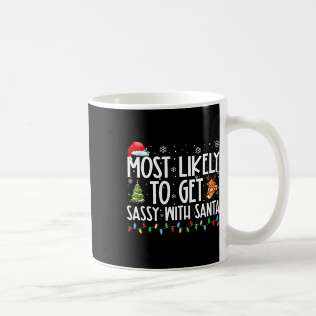 Mug Plus susceptible de s'amuser avec le Père Noël, fa (Droite)