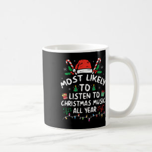 Mug Plus susceptible d'écouter de la musique de Noël t