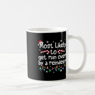 Mug Plus susceptible d'être écrasé par un renne Noël
