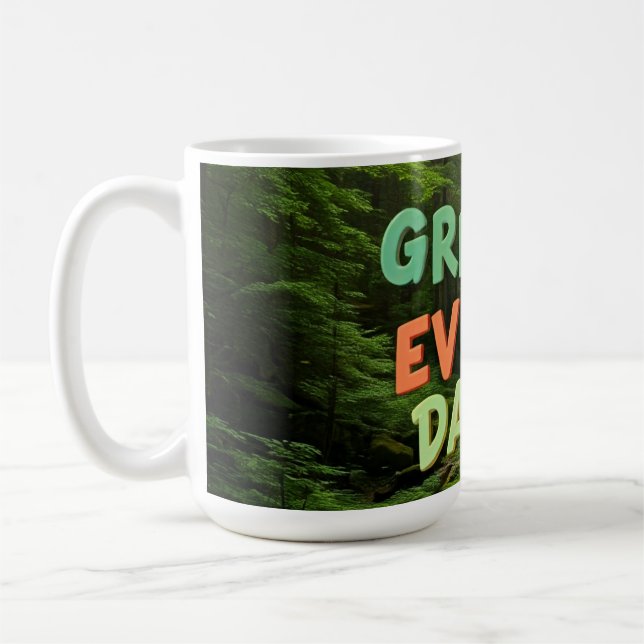 Mug Plus vert chaque jour" Couverture téléphonique éco (Gauche)