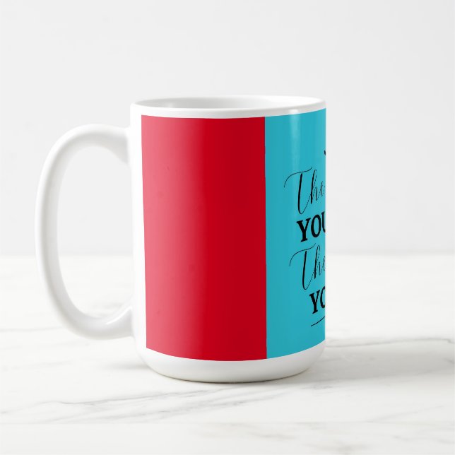 Mug Plus vous travaillez, mieux vous réussissez. (Gauche)
