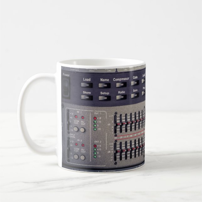 Mug Plusieurs boutons Sound Mixer Studio (Gauche)