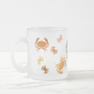 Mug - Plusieurs crabes orange et Brown