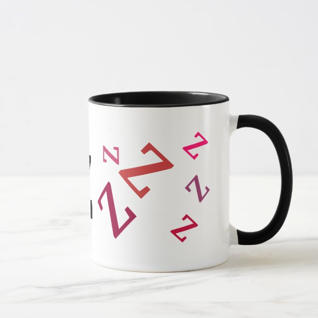 Mug - plusieurs lettres rouges (Droite)