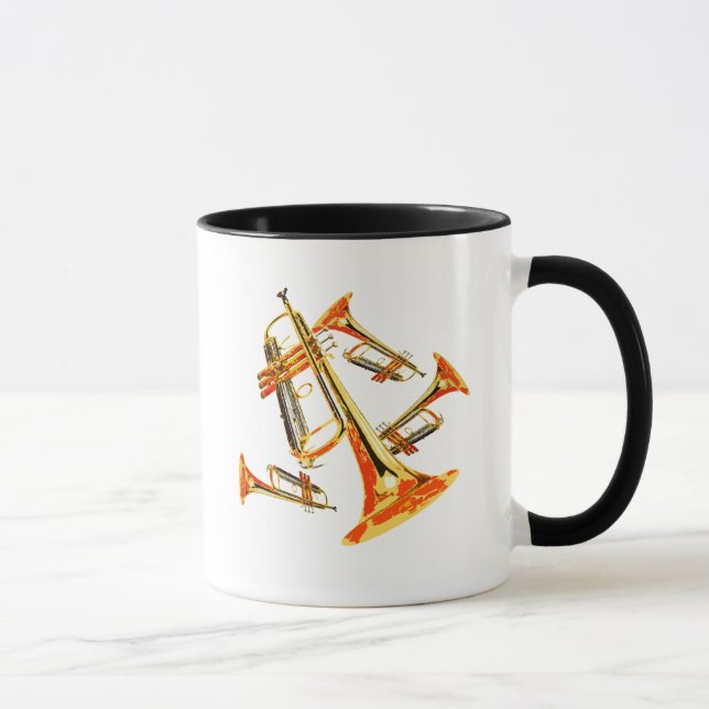Mug Plusieurs trompettes (Droite)