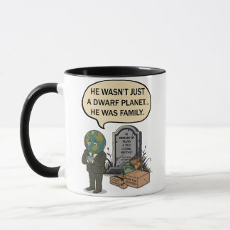 Mug Pluton N'oubliez Jamais Planète Naine Humour Spati