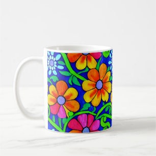 Mug Plutôt Coloré Floral