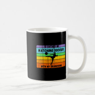 Mug Plutôt être foot avec petits-fils Vintage Foot T S