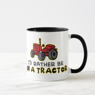 Mug Plutôt Être Sur Un Tracteur