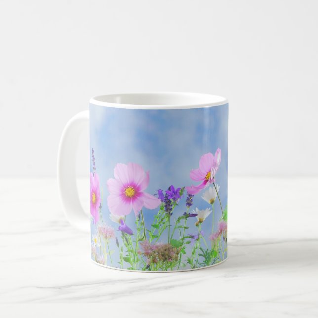 Mug Plutôt Fleur Fleur Rosée Prêt (Devant gauche)