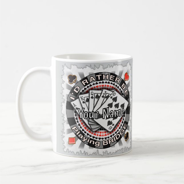 Mug Plutôt Jouer au Bridge (Gauche)