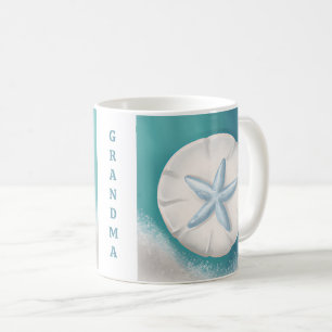 Mug Plutôt Turquoise Plage Personnalisée de Starfish