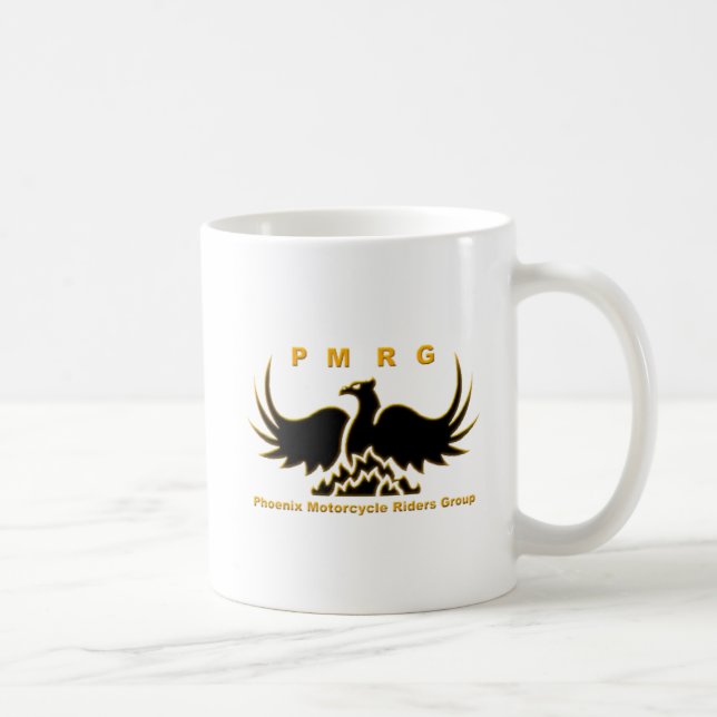 Mug PMRGlogo, PMRG, moto de Phoenix, groupe de (Droite)