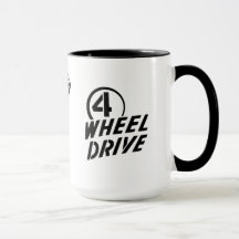 Pneu vintage à 4 roues motrices piste à deux tons