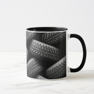 Mug Pneus de voiture noirs
