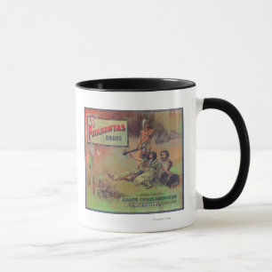 Mug Pocahontas LabelPorterville orange, CA