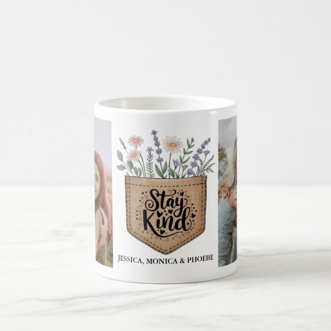Mug Poche florale "Restez en forme" (Centre)