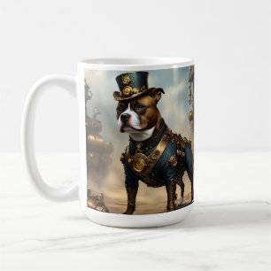 Mug Poches mécaniques : Steampunk Staffordshire Terrie