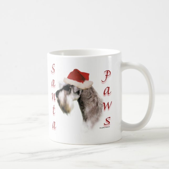 Mug Poches Père Noël Schnauzer Miniature (Droite)